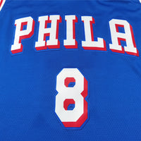 Men's Philadelphia 76ers Paul George #8 Royal Swingman Jersey1 - Icon Edition