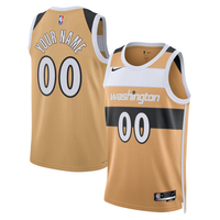Washington Wizards Gold 2025-26 City Edition Swingman Custom Jersey - JerseysFreak