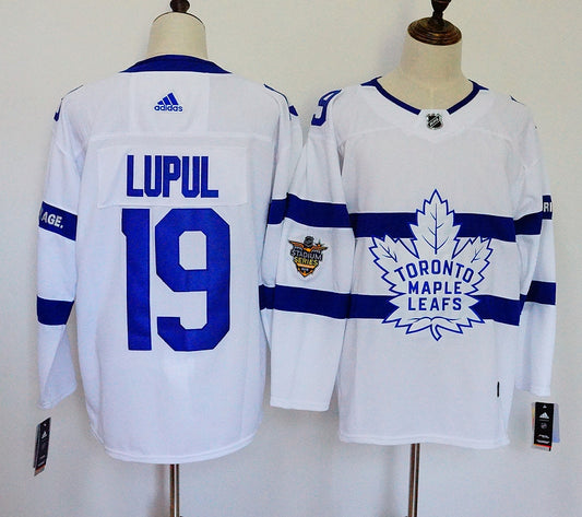 Men's Toronto Maple Leafs Joffrey Lupul #19 White Player Jersey1