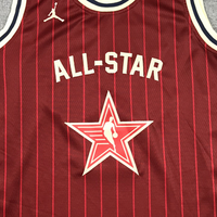 Men's Golden State Warriors Stephen Curry #30 Red 2024 NBA All-Star Game Swingman Jersey1