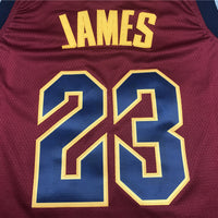 Men's Cleveland Cavaliers LeBron James #23 Red Swingman Player Jersey1