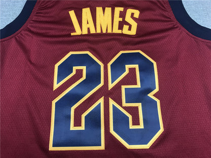 Men's Cleveland Cavaliers LeBron James #23 Red Swingman Player Jersey1
