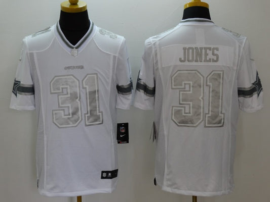 Men's Dallas Cowboys Byron Jones #31 White Game Jersey1