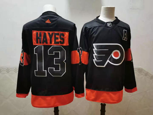 Men's Philadelphia Flyers Kevin Hayes #13 Black Player Jersey1