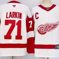 Men's Detroit Red Wings Dylan Larkin #71 Fanatics White Player Jersey