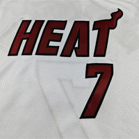 Men's Miami Heat Giannis Antetokounmpo #7 White Swingman Jersey - Association Edition