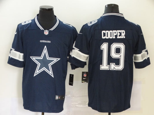 Men's Dallas Cowboys Amari Cooper #19 Navy Alternate Game Jersey1