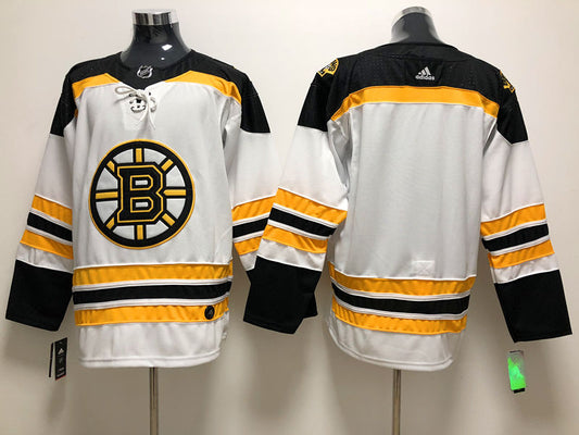 Men's Boston Bruins White Breakaway Away Blank Jersey1