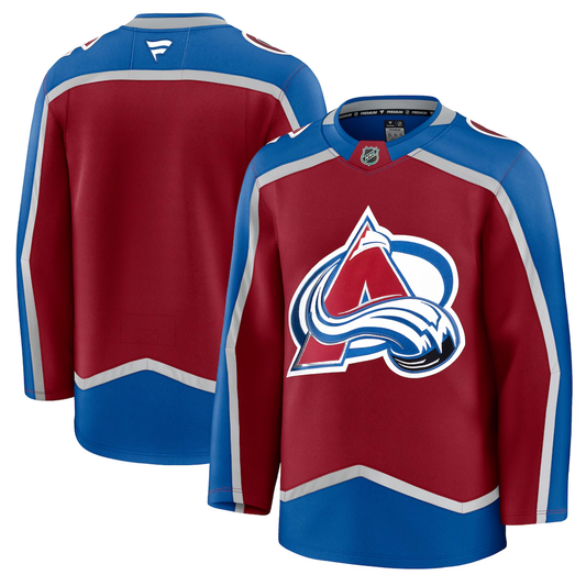 Men's Colorado Avalanche Fanatics Burgundy Home Premium Blank Jersey
