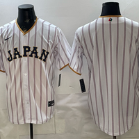 Men's Japan Baseball White 2026 World Baseball Classic Game Jersey