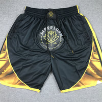 Men's Golden State Warriors Black 2022/23 City Edition Basketball Shorts1