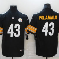 Troy Polamalu Pittsburgh Steelers Black Jersey