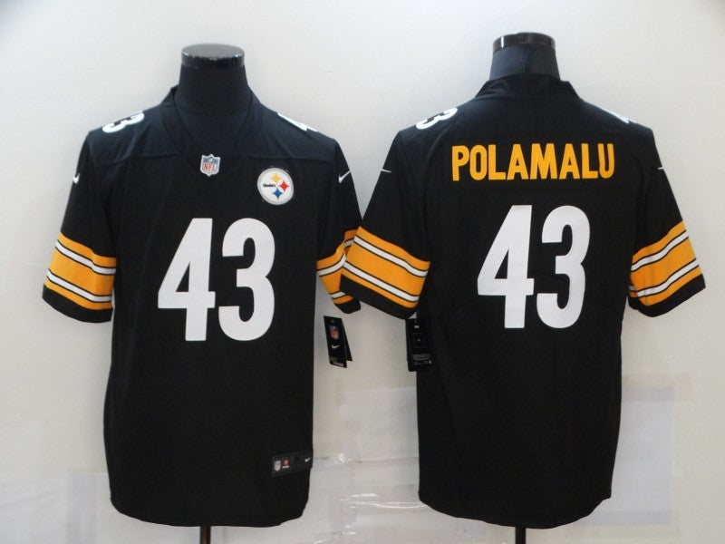 Troy Polamalu Pittsburgh Steelers Black Jersey