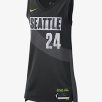 Men's Seattle Storm Jewell Loyd #24 Black Player Jersey
