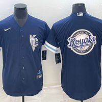 Men's Kansas City Royals Navy Replica Player Jersey1