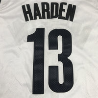 Men's Brooklyn Nets James Harden White 2020/21 Fast Break Replica Jersey1