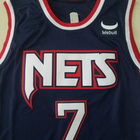 Men's Brooklyn Nets Kevin Durant Navy 2021/22 Swingman Jersey1 - City Edition