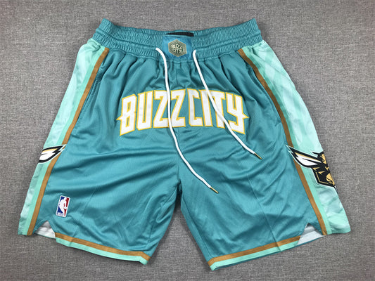 Men's Charlotte Hornets Teal City Edition Pocket Shorts11