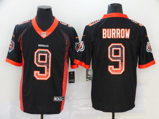 Men's Cincinnati Bengals Joe Burrow #9 Alternate Game Jersey1