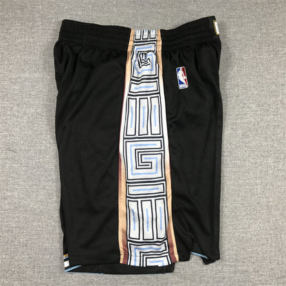 Men's Memphis Grizzlies Black 2022/23 Basketball Shorts1 City Edition