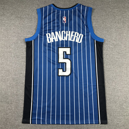 Men's Orlando Magic Paolo Banchero #5 2022/23 Royal Swingman Jersey1
