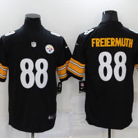 Men's Pittsburgh Steelers Pat Freiermuth #88 Black Game Jersey1