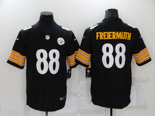 Men's Pittsburgh Steelers Pat Freiermuth #88 Black Game Jersey1