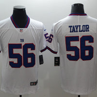 Men's New York Giants Lawrence Taylor #56 White Game Player Jersey1