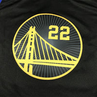 Men's Golden State Warriors Andrew Wiggins #22 City Edition Black Classic Jersey1