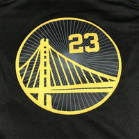 Men's Golden State Warriors Draymond Green #23 City Edition Black Classic Jersey1