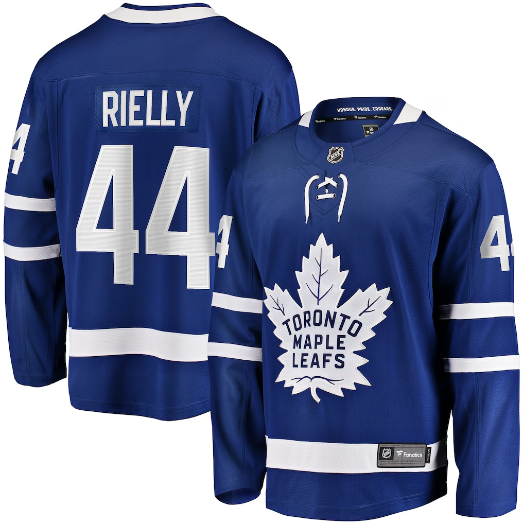 Men's Toronto Maple Leafs Morgan Rielly #44 Fanatics Blue Home Breakaway Player Jersey