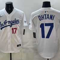 Men's Los Angeles Dodgers Shohei Ohtani #17 White Alternate Replica Jersey