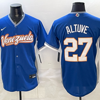 Men's Venezuela Baseball Jose Altuve #27 Royal 2026 World Baseball Classic Stadium Jersey