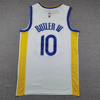 Men's Golden State Warriors Jimmy Butler #10 White Swingman Jersey1 - Association Edition