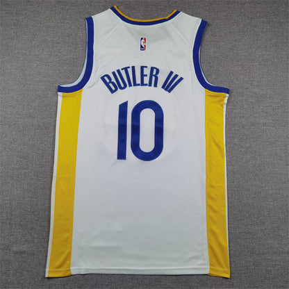 Men's Golden State Warriors Jimmy Butler #10 White Swingman Jersey1 - Association Edition
