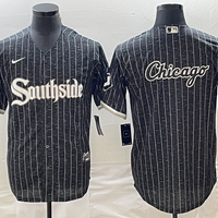 Men's Chicago White Sox Black City Connect Replica Game Jersey1