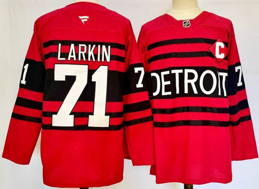 Men's Detroit Red Wings Dylan Larkin #71 Fanatics Red Player Jersey