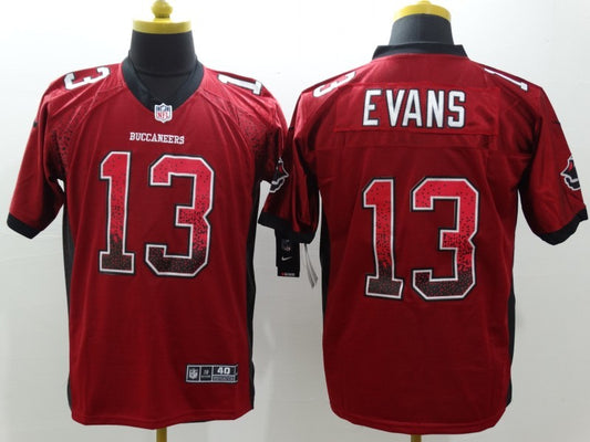 Men's Tampa Bay Buccaneers Mike Evans #13 Red Game Jersey1