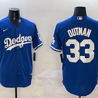 Men's Los Angeles Dodgers James Outman #33 Royal Limited Player Jersey1