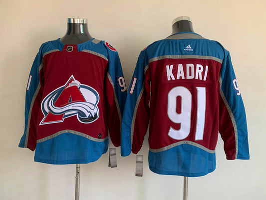 Men's Colorado Avalanche Nazem Kadri #91 Maroon Home Breakaway Player Jersey1