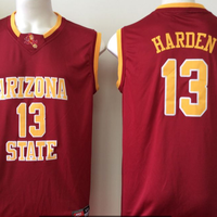 Men's Arizona State Sun Devils James Harden #13 Maroon Player Game Jersey