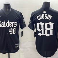 Men's Las Vegas Raiders Maxx Crosby #98 Black Team Game Player Jersey