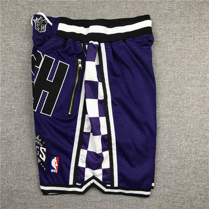 Men's Sacramento Kings SWISH Basketball Shorts1 Purple