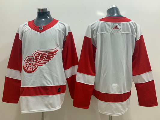 Men's Detroit Red Wings White Away Primegreen Authentic Blank Jersey1