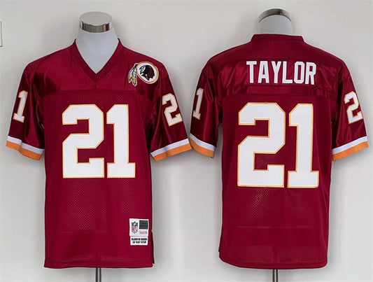 Men's Washington Redskins Sean Taylor Mitchell & Ness Burgundy Legacy Replica Jersey1