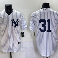 Men's New York Yankees Ichiro Suzuki #31 White Limited Player Jersey