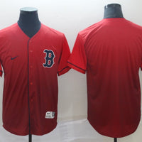 Men's Boston Red Sox Red Replica Blank Jersey1