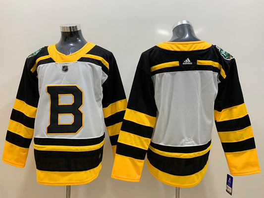 Men's Boston Bruins White Player Game Blank Jersey1