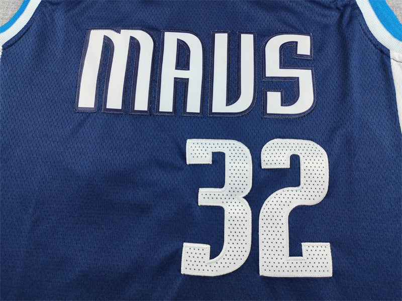 Men's Dallas Mavericks Cooper Flagg #32 Navy 2025 NBA Draft First Round Pick Swingman Jersey - Statement Edition