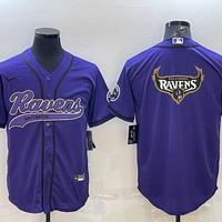 Men's Baltimore Ravens Purple Game Jersey1